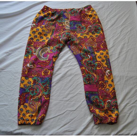 Ralph Lauren Paisley Lightweight Pants w/ Pockets Size: 14 - Picture 2 of 9